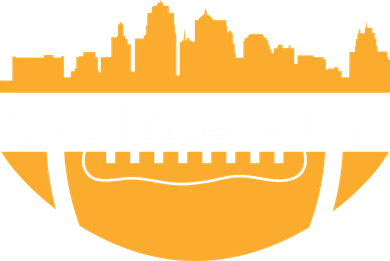 Kansas City Skyline Football Kids T-Shirt